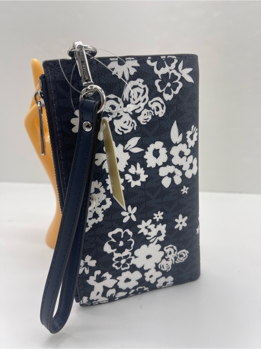 MICHAEL KORS Jet Set Travel Lg Double Zip Printed Signature Logo Wristlet Wallet - Picture 4 of 16